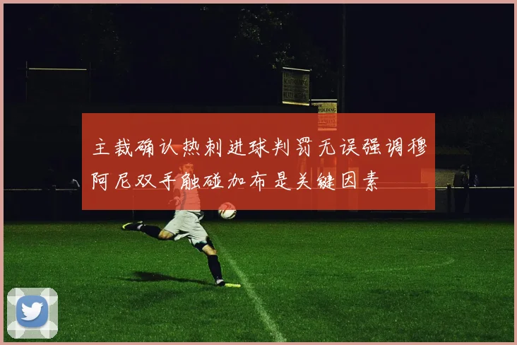 主裁确认热刺进球判罚无误强调穆阿尼双手触碰加布是关键因素