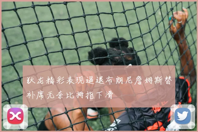 狄龙精彩表现逼退布朗尼詹姆斯替补席无奈比拇指下滑